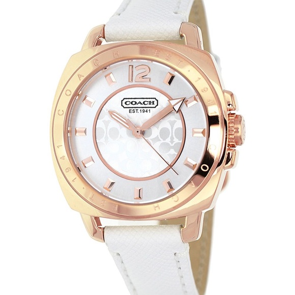 Coach Accessories - Coach Ladies Rose Gold Watch